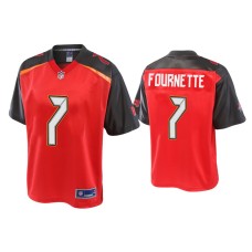 Men's Tampa Bay Buccaneers #7 Leonard Fournette Red Pro Line Jersey