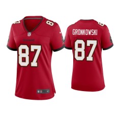 Women's Tampa Bay Buccaneers #87 Rob Gronkowski Red Game Jersey