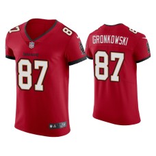 Men's Tampa Bay Buccaneers #87 Rob Gronkowski Red Vapor Elite Jersey