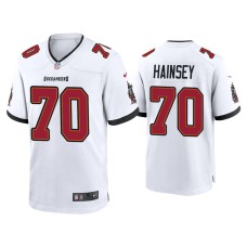 Men's Tampa Bay Buccaneers #70 Robert Hainsey White Game Jersey