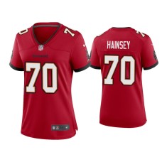 Women's Tampa Bay Buccaneers #70 Robert Hainsey Red Game Jersey