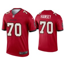 Men's Tampa Bay Buccaneers #70 Robert Hainsey Red Legend Jersey