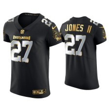 Men's Tampa Bay Buccaneers #27 Ronald Jones II Black Golden Edition Elite Jersey