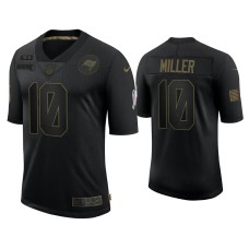 Men's Tampa Bay Buccaneers #10 Scotty Miller Black 2020 Salute to Service Limited Jersey