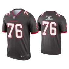 Men's Tampa Bay Buccaneers #76 Donovan Smith Pewter Legend Jersey