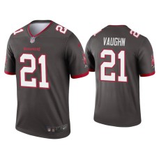 Men's Tampa Bay Buccaneers #21 Ke'Shawn Vaughn Pewter Legend Jersey