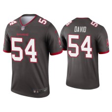 Men's Tampa Bay Buccaneers #54 Lavonte David Pewter Legend Jersey