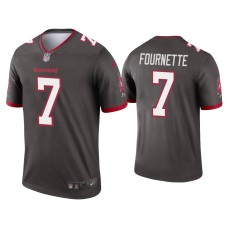 Men's Tampa Bay Buccaneers #7 Leonard Fournette Pewter Legend Jersey