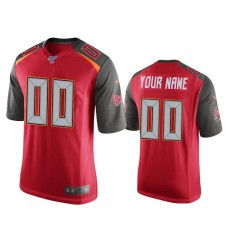 Men's Tampa Bay Buccaneers #0 100th Season Custom Red Vapor Limited Jersey