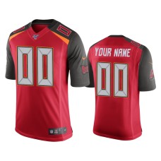 Men's Tampa Bay Buccaneers #0 Custom 100th Season Red Vapor Limited Jersey