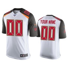 Men's Tampa Bay Buccaneers #0 Custom 100th Season White Vapor Limited Jersey