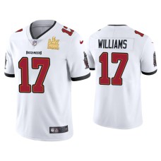 Men's Tampa Bay Buccaneers #17 Doug Williams Super Bowl LV Champions White Vapor Limited Jersey