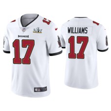 Men's Tampa Bay Buccaneers #17 Doug Williams Super Bowl LV White Vapor Limited Jersey