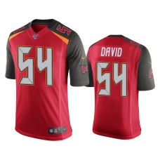 Men's Tampa Bay Buccaneers #54 Lavonte David 100th Season Red Vapor Limited Jersey