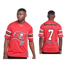 Men's Tampa Bay Buccaneers #7 Leonard Fournette Red Team Logo Replica Jersey