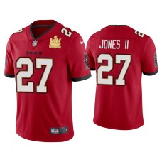 Men's Tampa Bay Buccaneers #27 Ronald Jones II Super Bowl LV Champions Red Vapor Limited Jersey