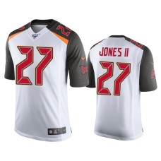 Men's Tampa Bay Buccaneers #27 Ronald Jones II 100th Season White Vapor Limited Jersey