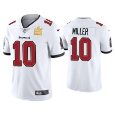 Men's Tampa Bay Buccaneers #10 Scotty Miller Super Bowl LV Champions White Vapor Limited Jersey