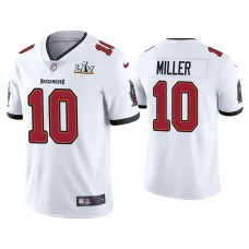 Men's Tampa Bay Buccaneers #10 Scotty Miller Super Bowl LV White Vapor Limited Jersey