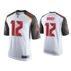 Men's Tampa Bay Buccaneers #12 Tom Brady White Game Jersey