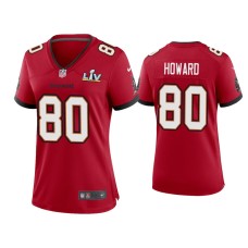 Women's Tampa Bay Buccaneers #80 O.J. Howard Super Bowl LV Red Game Jersey