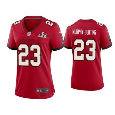 Women's Tampa Bay Buccaneers #23 Sean Murphy-Bunting Super Bowl LV Red Game Jersey