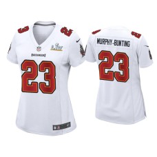 Women's Tampa Bay Buccaneers #23 Sean Murphy-Bunting Super Bowl LV White Game Fashion Jersey