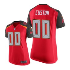 Men's Tampa Bay Buccaneers #0 Red Custom Nike Game Jersey