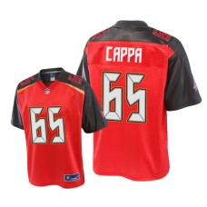 Men's Tampa Bay Buccaneers #65 Red Alex Cappa Pro Line Jersey