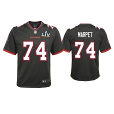 Youth Tampa Bay Buccaneers #74 Ali Marpet Super Bowl LV Pewter Game Jersey