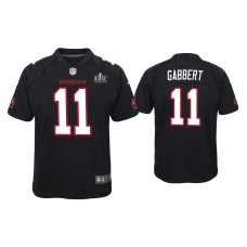 Youth Tampa Bay Buccaneers #11 Blaine Gabbert Super Bowl LV Black Game Fashion Jersey