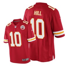 Men's Kansas City Chiefs #10 Red Tyreek Hill Nike Game Jersey