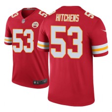 Men's Kansas City Chiefs #53 Anthony Hitchens Red Nike legend color rush Jersey