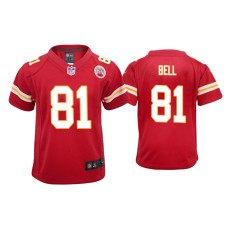 Youth Kansas City Chiefs #81 Blake Bell Red Game Jersey