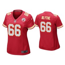 Women's Kansas City Chiefs #66 Austin Blythe Red Game Jersey