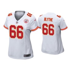 Women's Kansas City Chiefs #66 Austin Blythe White Game Jersey