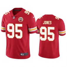 Men's Kansas City Chiefs #95 Nike Chris Jones Red Color Rush Limited Jersey