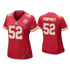 Women's Kansas City Chiefs #52 Creed Humphrey Red Game Jersey