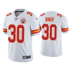 Men's Kansas City Chiefs #30 Deandre Baker Vapor Limited White Jersey