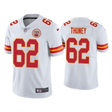 Men's Kansas City Chiefs #62 Joe Thuney Vapor Limited White Jersey