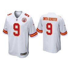 Men's Kansas City Chiefs #9 JuJu Smith-Schuster White Game Jersey