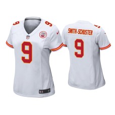 Women's Kansas City Chiefs #9 JuJu Smith-Schuster White Game Jersey