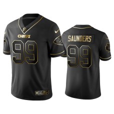 Men's Kansas City Chiefs #99 2019 Golden Edition Vapor Limited Khalen Saunders Black Jersey