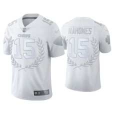 Men's Kansas City Chiefs #15 NFL MVP Limited Edition Patrick Mahomes Platinum Jersey