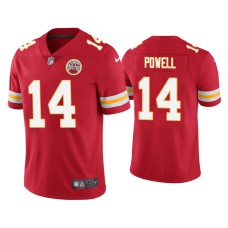 Men's Kansas City Chiefs #14 Cornell Powell Vapor Limited Red Jersey