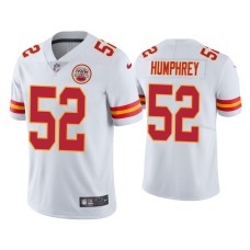 Men's Kansas City Chiefs #52 Creed Humphrey Vapor Limited White Jersey