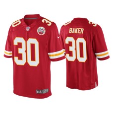 Men's Kansas City Chiefs #30 Deandre Baker Red Game Jersey