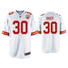 Men's Kansas City Chiefs #30 Deandre Baker White Game Jersey