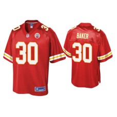 Men's Kansas City Chiefs #30 Deandre Baker Red Pro Line Jersey