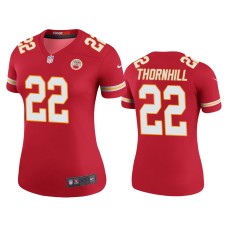 Men's Kansas City Chiefs #22 Juan Thornhill Red NFL Draft Color Rush Legend Jersey